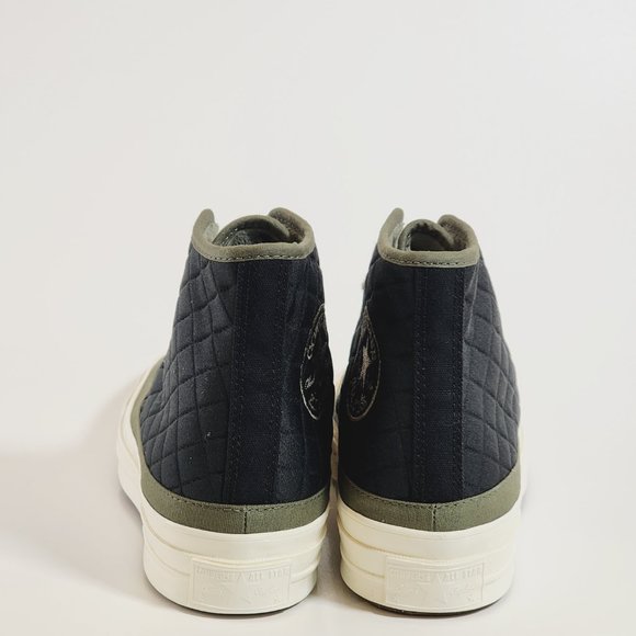 Converse Chuck 70 Hi Quilted Canvas Black Unisex Sneakers A01399C NWT - Picture 5 of 6